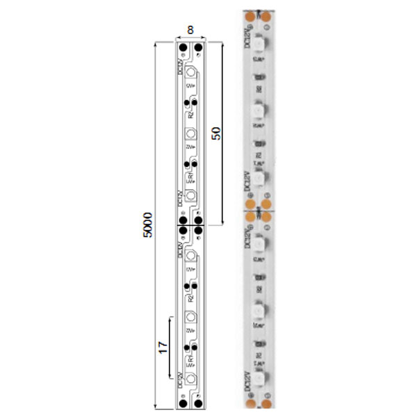 Светодиодная лента ELF 300 SMD 3528