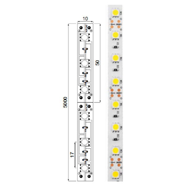 Светодиодная лента ELF 300 SMD 5050