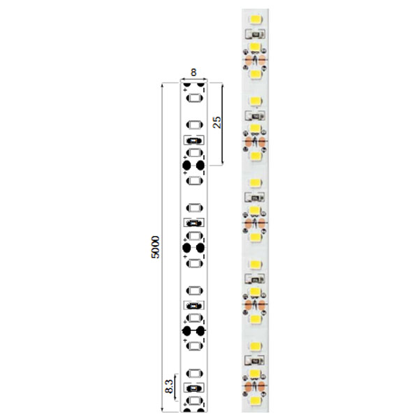 Светодиодная лента ELF 600 SMD 2835